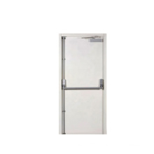 ul listed 1 hours metal fire rated exit door galvanized steel powder coated with glass vision